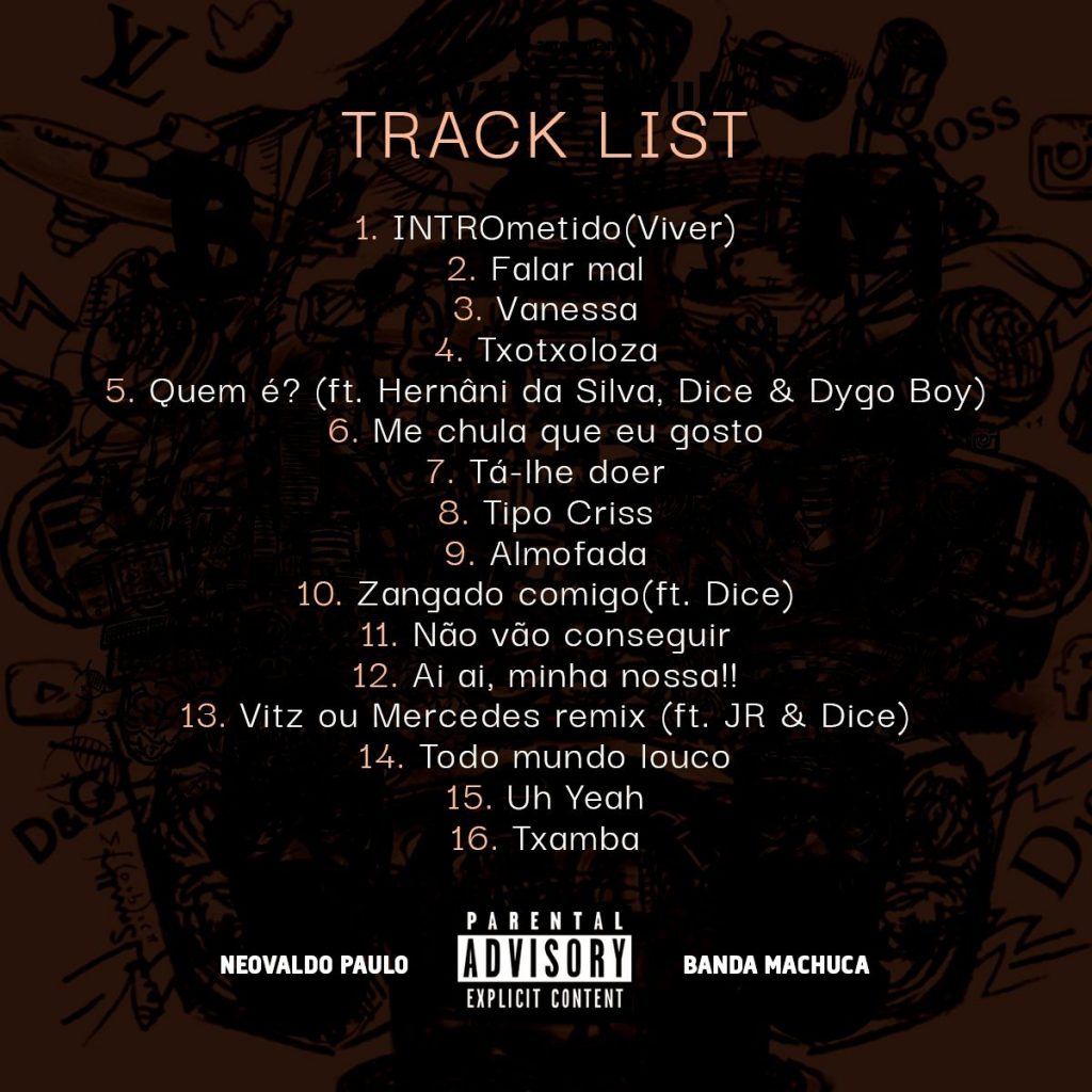 Track list neovaldo paulo